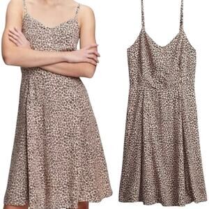 GAP Fit & Flare Dress Hearts Smocked Cottage Lined